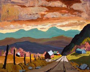 COTE Bruno 1940-2010,Paysage,1981,Heffel CA 2024-01-25