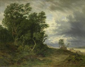 COTELLE HEBERT Armand 1827,A stormy coast,1872,Bonhams GB 2016-10-11