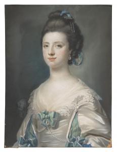 COTES Francis 1726-1770,Portrait of a lady, possibly of the Brett family,1755,Christie's 2023-07-04