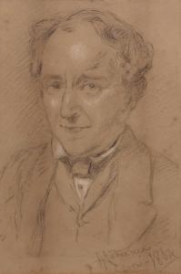 COTMAN John Joseph 1814-1878,Head and shoulders portrait of a gent,Keys GB 2018-04-27