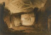 COTMAN John Sell 1782-1842,AN INTERIOR OF A BARN, POSSIBLY IN WALES,Sotheby's GB 2014-07-09
