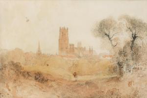 COTMAN John Sell 1782-1842,Ely Cathedral, from the South West,1804,Bonhams GB 2024-04-10