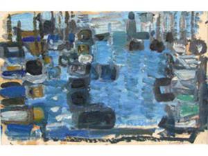 COTTAVOZ Andre 1922-2012,Le port,France Encheres Art SARL FR 2008-12-14