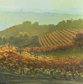 COTTON Alan 1936,PIEMONTE - ROWS OF VINES AT MONTELUPO ALBESE,Dreweatts GB 2023-10-25