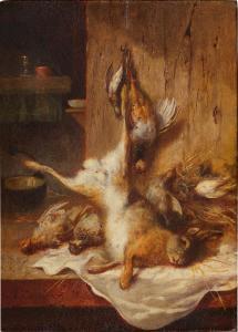 COUDER Alexandre Jean 1808-1879,Still Life with Game,Sotheby's GB 2023-05-24