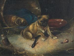 COULDERY Horatio Henry 1832-1918,A Pug Startled by a Stag Beetle,Bonhams GB 2023-11-08
