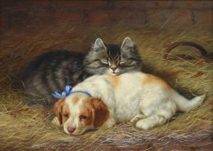 COULDERY Horatio Henry 1832-1918,The Best of Friends,Tennant's GB 2023-07-15