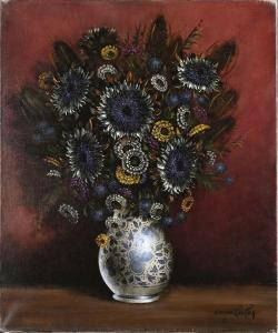 COULON Georges 1914-1990,Bouquet de fleurs dans un vase,Conan-Auclair FR 2024-02-20