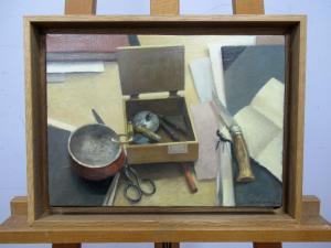 COULOUMY Anne Franoise 1961,'Still Life' Nature Morte au Cendrier Ro,Sheffield Auction Gallery 2020-10-29