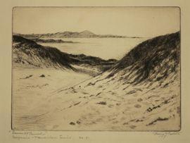 COULTER Mary Jenks,Dunes at Carmel, California - Hawaïan Series, n°7,1920,Eric Caudron 2021-03-10