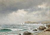 COULTER William Alexander 1849-1936,Distant Lighthouse below Stormy Skies,Bonhams GB 2008-08-24