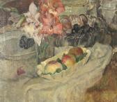 COUPE Louise 1877-1915,Gladiolus and apples,Bonhams GB 2008-10-12