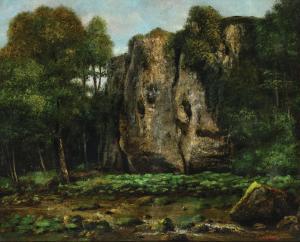 COURBET Gustave 1819-1877,A Rocky Landscape in Autumn,1863,Palais Dorotheum AT 2024-04-25