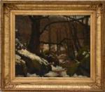 COURBET Gustave 1819-1877,WINTER FOREST SCENE,Hood Bill & Sons US 2021-09-14