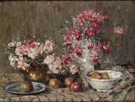 COURTENS Herman,Nature morte aux fleurs et fruits (Stilleven met b,Campo & Campo 2021-12-14