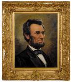 COURTER Franklin C. 1854-1947,Portrait of Abraham Lincoln,Pook & Pook US 2019-10-05