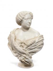 COURTET Augustin 1821-1891,bust of a woman,Bonhams GB 2018-04-11
