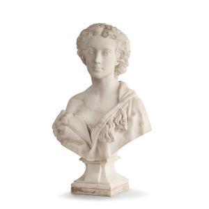 COURTET Augustin 1821-1891,Jeune femme,1859,Tajan FR 2018-04-19