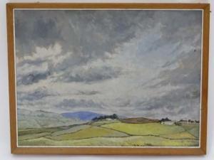 COURTNEY PETER 1935-2000,Landscape Northumberland,Dickins GB 2016-03-12