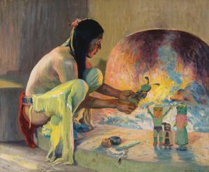 COUSE Eanger Irving 1866-1936,Kachina Doll Maker,Scottsdale Art Auction US 2024-04-12