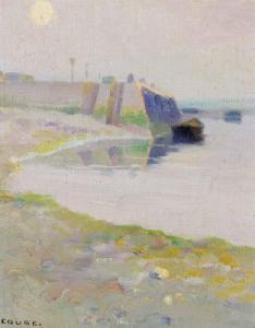 COUSE Eanger Irving 1866-1936,Moonlight Seascape,Scottsdale Art Auction US 2024-04-12