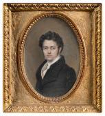 COUSIN Pierre Leonard 1788-1835,Portrait d\’homme aux bésicles,Delorme-Collin-Bocage FR 2022-06-15