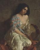 COUTURE Thomas 1815-1879,Esmeralda dans le cachot,Christie's GB 2019-04-30