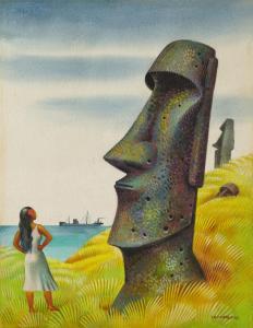 COVARRUBIAS Miguel 1904-1957,Easter Island,1953,Sotheby's GB 2024-03-05