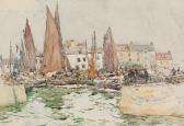 COVENTRY Robert McGown 1855-1914,MUSSEL BOATS, ST. MONANCE,McTear's GB 2014-03-06