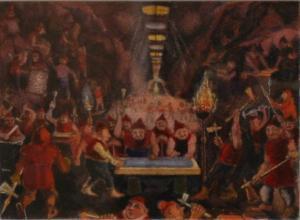 COVENY Christopher J. 1844-1900,The Trolls Cavern Underground,1889,Bonhams & Goodman AU 2007-12-09