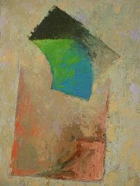 COVIELLO Peter 1930-2009,Abstract in pink blue green and black,Peter Francis GB 2014-03-25
