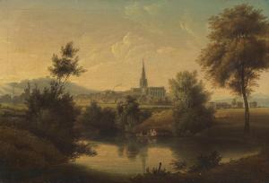 COWEN William 1797-1861,A view of Rotherham,Bonhams GB 2023-09-13