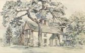 COWERN Raymond Teague,A view of a country cottage,1948,Bellmans Fine Art Auctioneers 2018-06-27