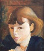 COWIE James 1886-1956,head study of a schoolgirl,1950,Bonhams GB 2005-08-24
