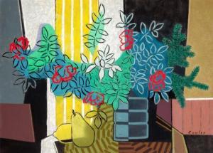 COWLES Russell 1887-1979,Still Life with Pears and Flowers in a Vase,William Doyle US 2021-07-15