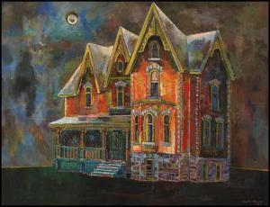 COWLEY BROWN Patrick George 1918,Dark House,1958,Heffel CA 2011-11-26