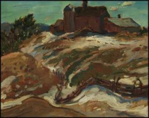 COWLEY BROWN Patrick George 1918,Spring at Kirk's Ferry, Que.,1955,Heffel CA 2014-08-28