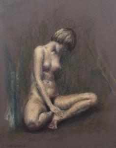 COWNIE Alan 1927-2015,Seated female nude,Peter Wilson GB 2021-09-23