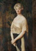 COWPER Frank Cadogan,Portrait, three quarter length of mrs e.h. evans-c,1920,Bonhams 2005-01-11