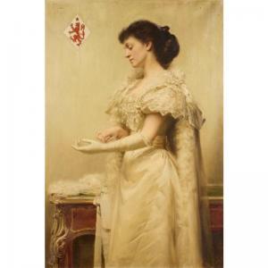 COWPER Thomas 1891-1906,portrait of amy mary cowper,Sotheby's GB 2004-10-13