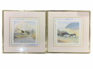 COWTON Geoffrey,'Ingleborough' and 'Road to Barden Tower',Duggleby Stephenson (of York) 2021-10-07
