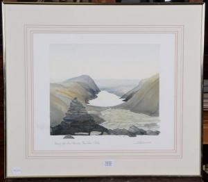 COWTON Geoffrey,Evening Light over Wastwater from Great Gable,Tennant's GB 2021-05-28