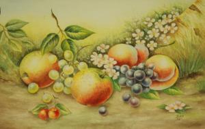 COX Bryan,Apples and grapes,1978,Fieldings Auctioneers Limited GB 2016-05-21