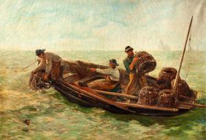 COX Charles Edward 1880-1901,Día de pesca,Castells & Castells UY 2014-09-03
