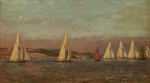 COX Charles Hudson 1829-1901,The Royal Mersey Regatta,Bellmans Fine Art Auctioneers GB 2022-10-11