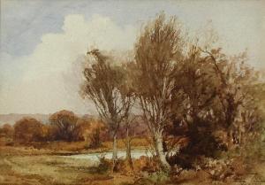 COX Charles T 1877-1913,Bright November, Bracebridge,1911,Simon Chorley Art & Antiques GB 2017-09-19
