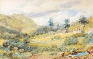COX David II,'Duncraggan' a farmstead amongst hills with a stre,Gardiner Houlgate 2024-01-18