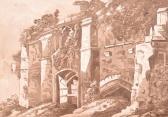 COX David II 1809-1885,classical ruins,Dawson's Auctioneers GB 2018-05-26
