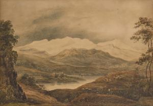COX David II 1809-1885,Old Houses at Bettwys y Coed, Wales,Rosebery's GB 2025-03-12