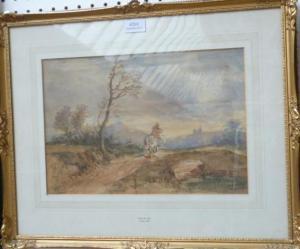 COX David 1914-1979,Traveller on horseback in a landscape,Bellmans Fine Art Auctioneers 2012-09-08